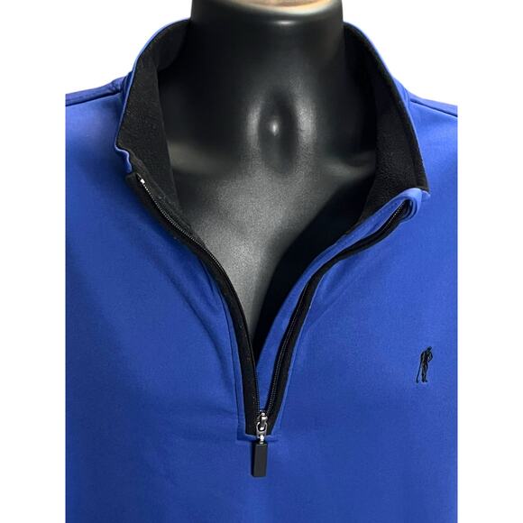 Payne Stewart Legacy XL Men’s 1/4 Zip Pullover – Blue Golf Sweater – Fleece - Picture 3 of 15